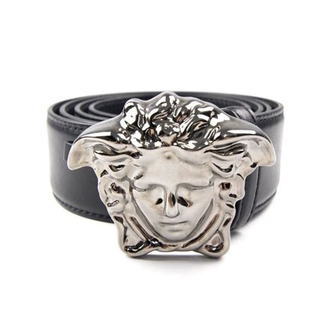 versace belt silver